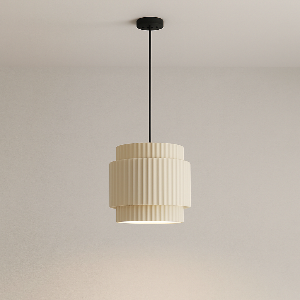 Ceramic Colored Pendant Light