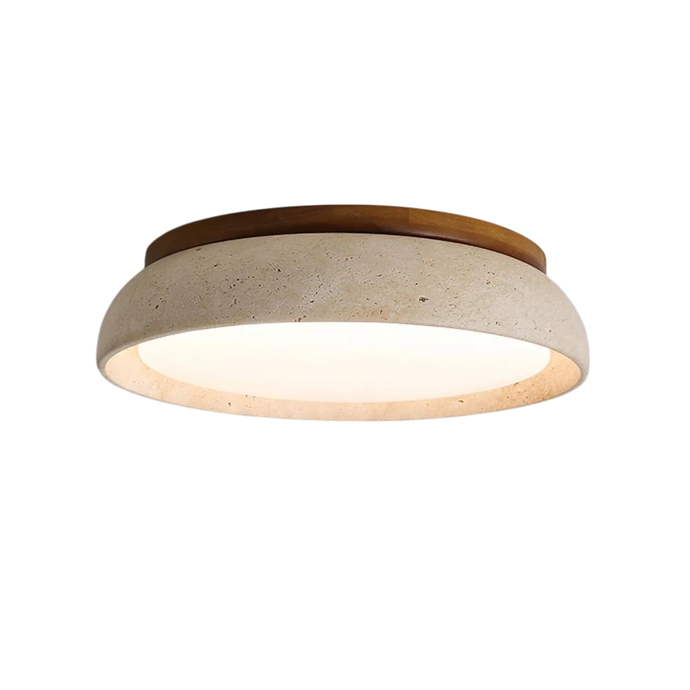 Piedra Travertine Ceiling Light
