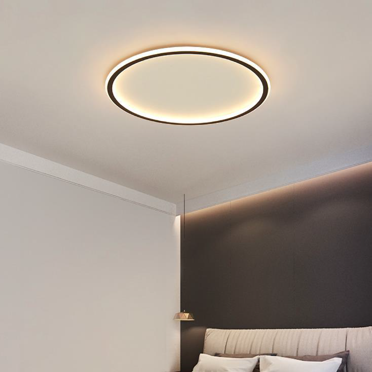 Mysaglobe Scandinavian Round Ceiling Light