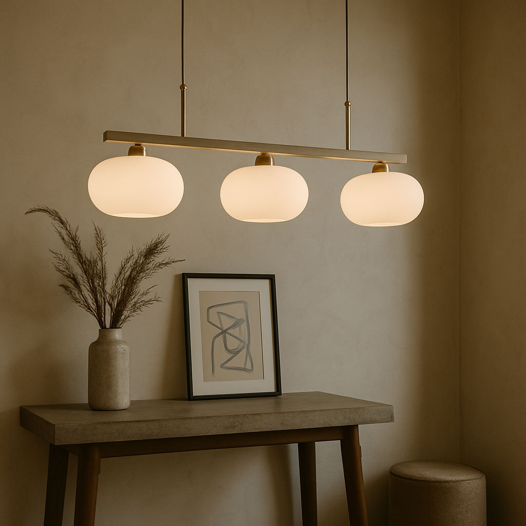 3-Heads Bauhaus Pendant Light