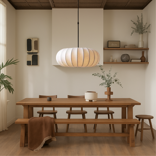 Verona Silk Pendant Light