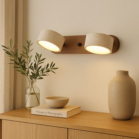 Travertine Wall Light