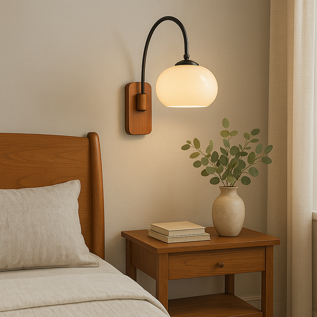 Bauhaus Rotatable Wall Light Khaki