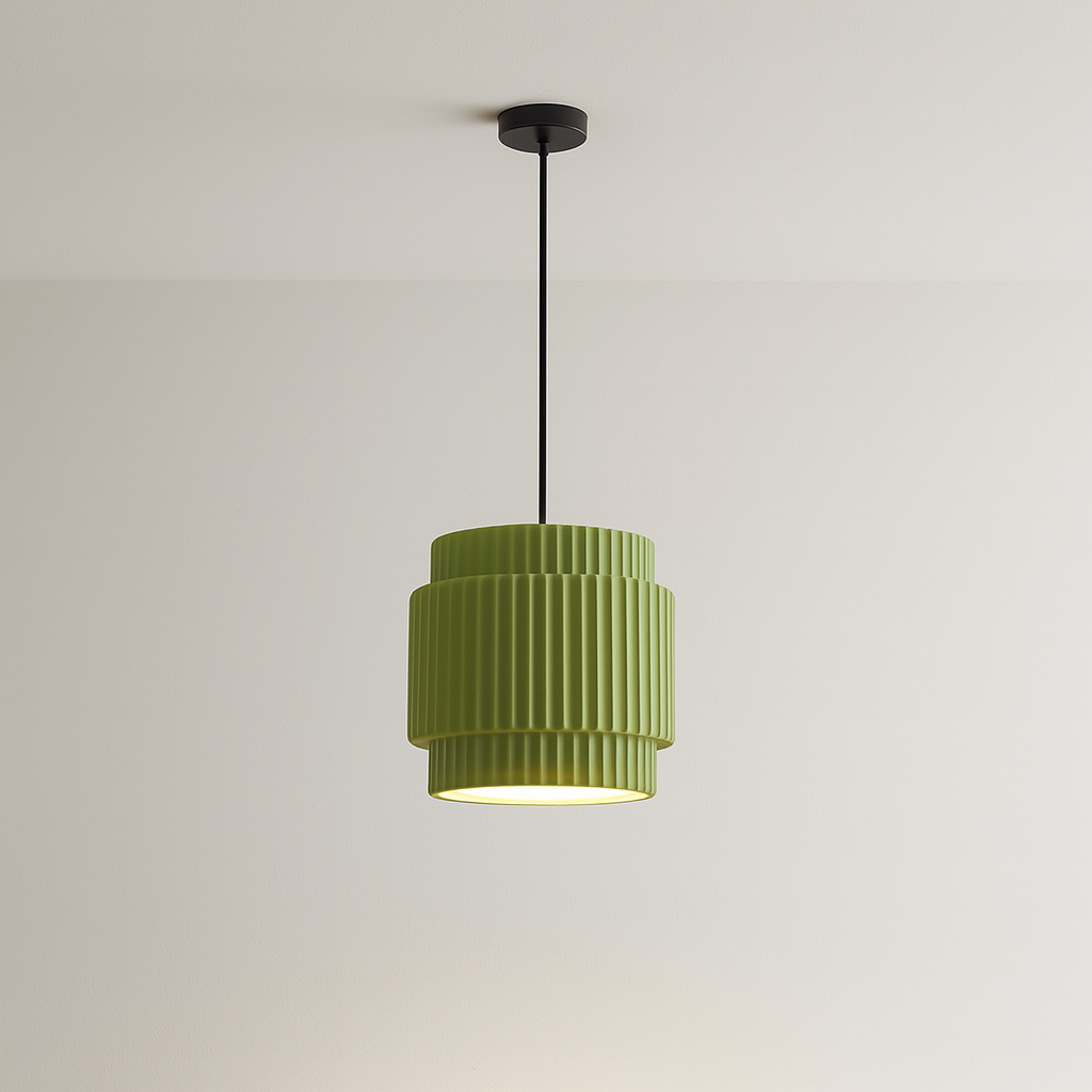 Ceramic Colored Pendant Light
