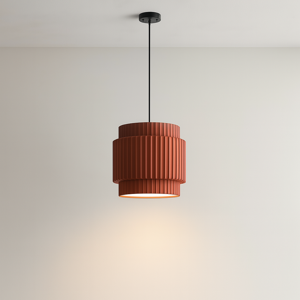 Ceramic Colored Pendant Light