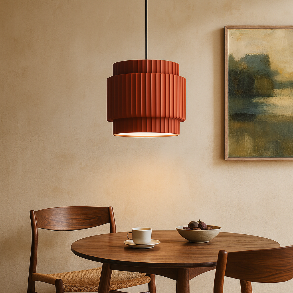 Ceramic Colored Pendant Light
