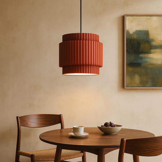 Ceramic Colored Pendant Light