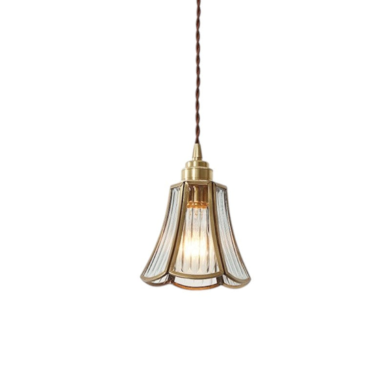 Vintage Glass Pendant Light