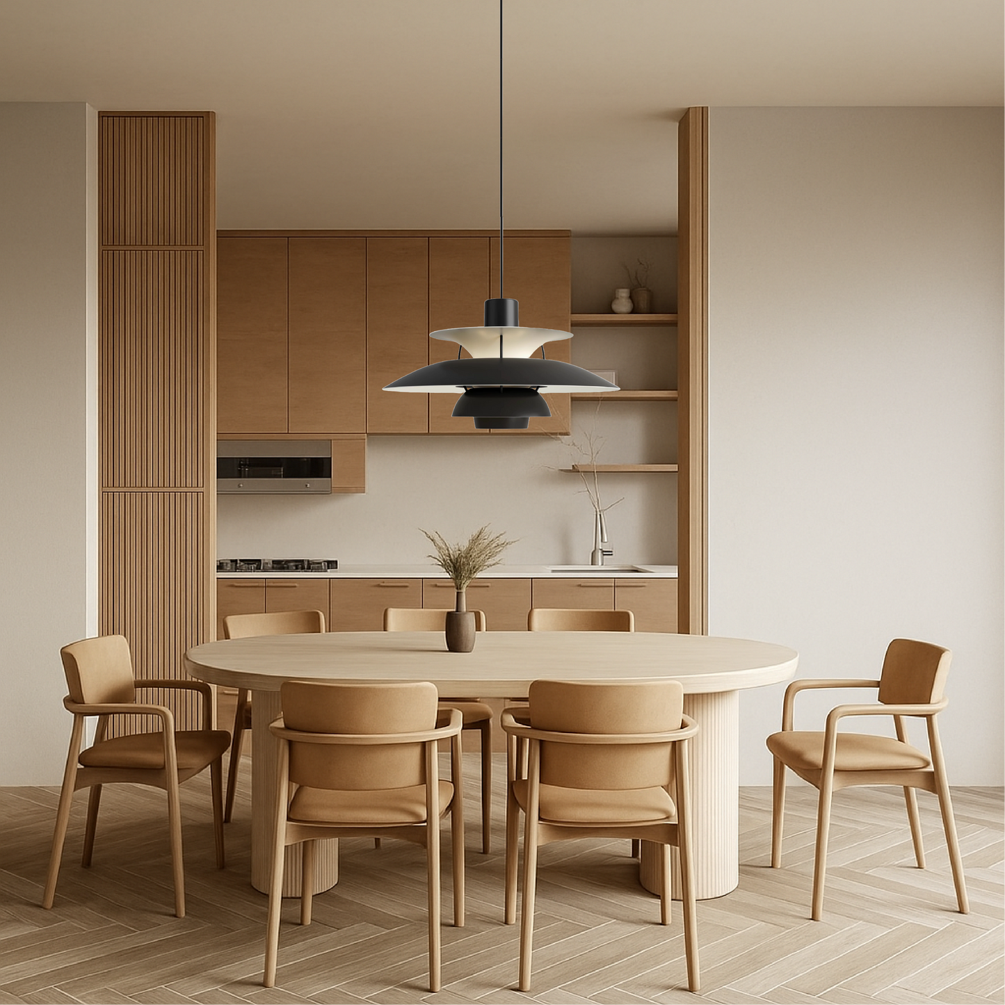Multilayer Danish Pendant Light