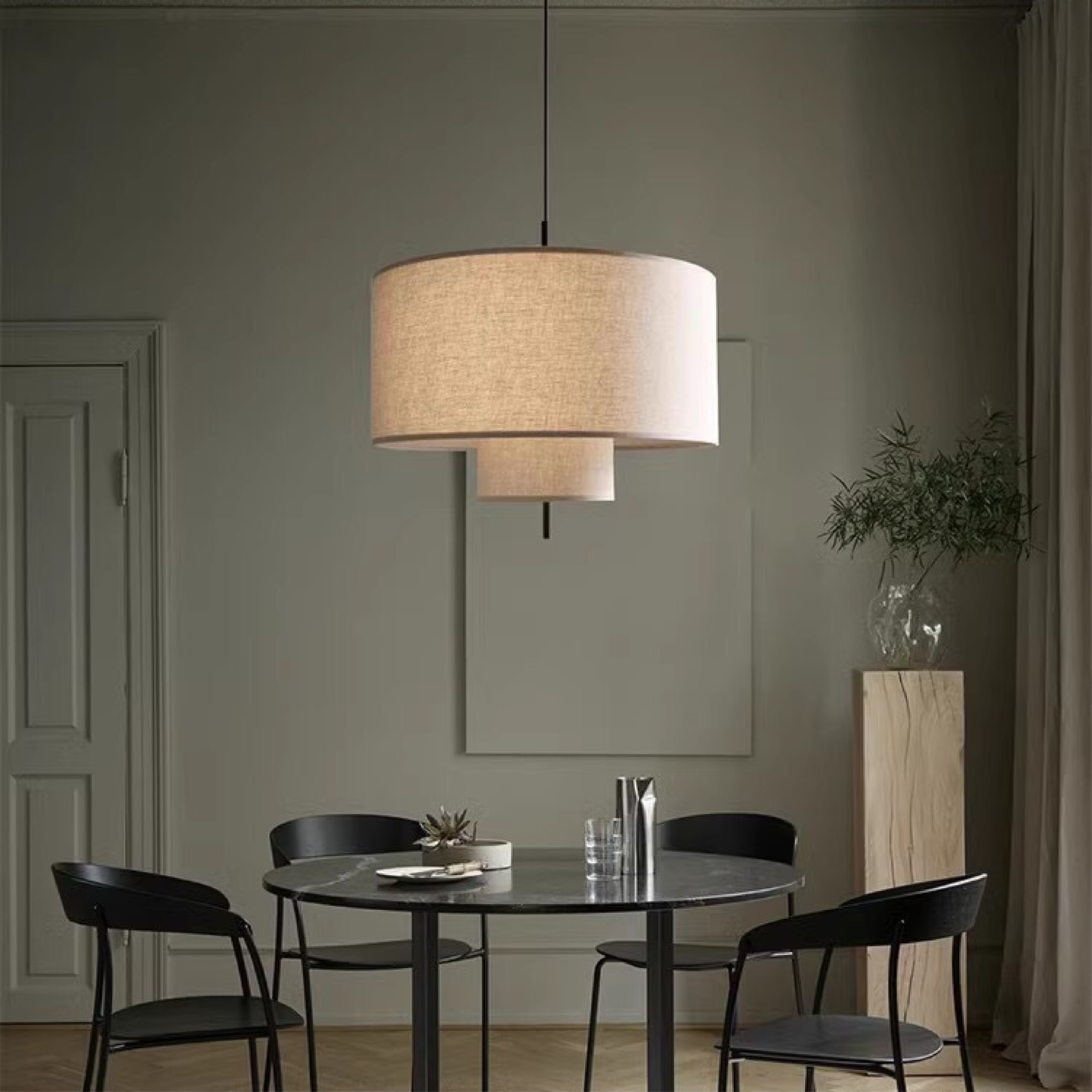 Yurina Silk Pendant Light