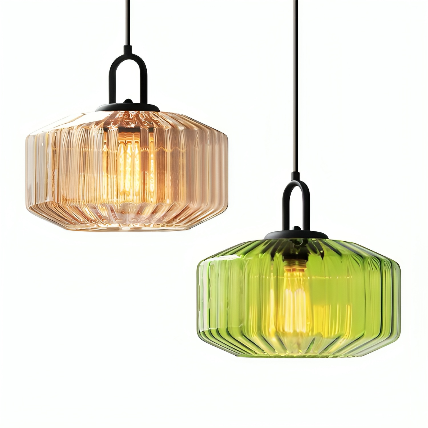 Colored Glass Pendant Light