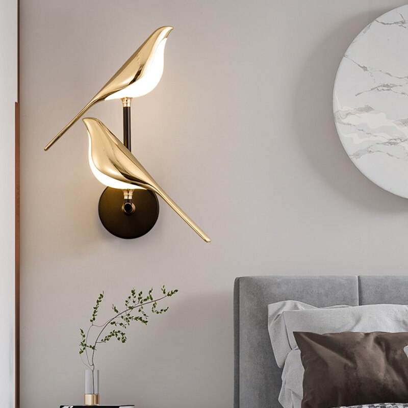 MrBird's Modern wall light in the shape of birds