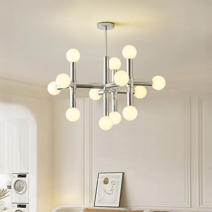 Metal Bauhaus Chandelier