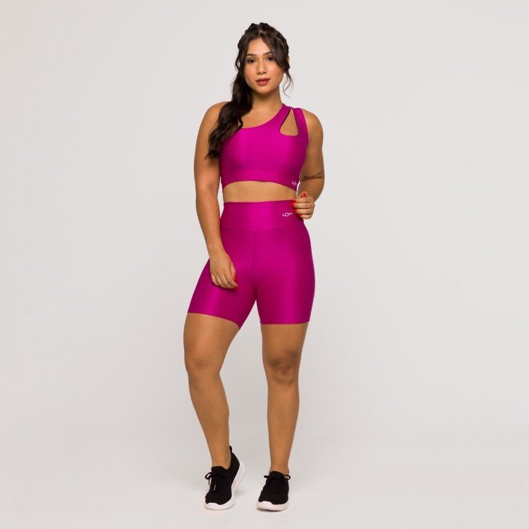 Conjunto Rosa Fúcsia TOP + SHORT
